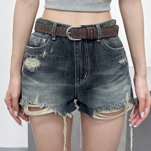 RIVET SUEDE BELT/ 2色