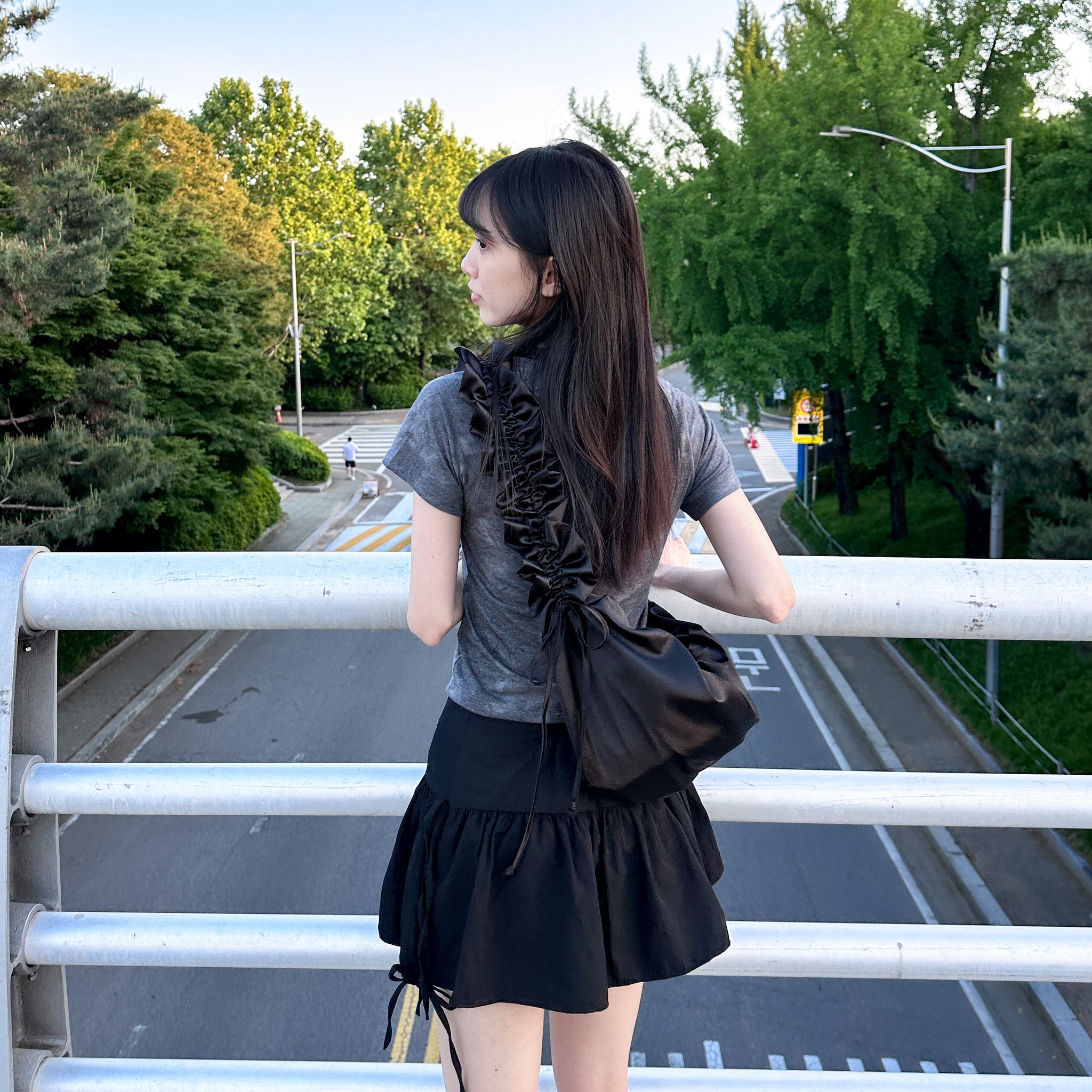 [BEST] 4 RIBBONS SKIRT PANTS/ 2色