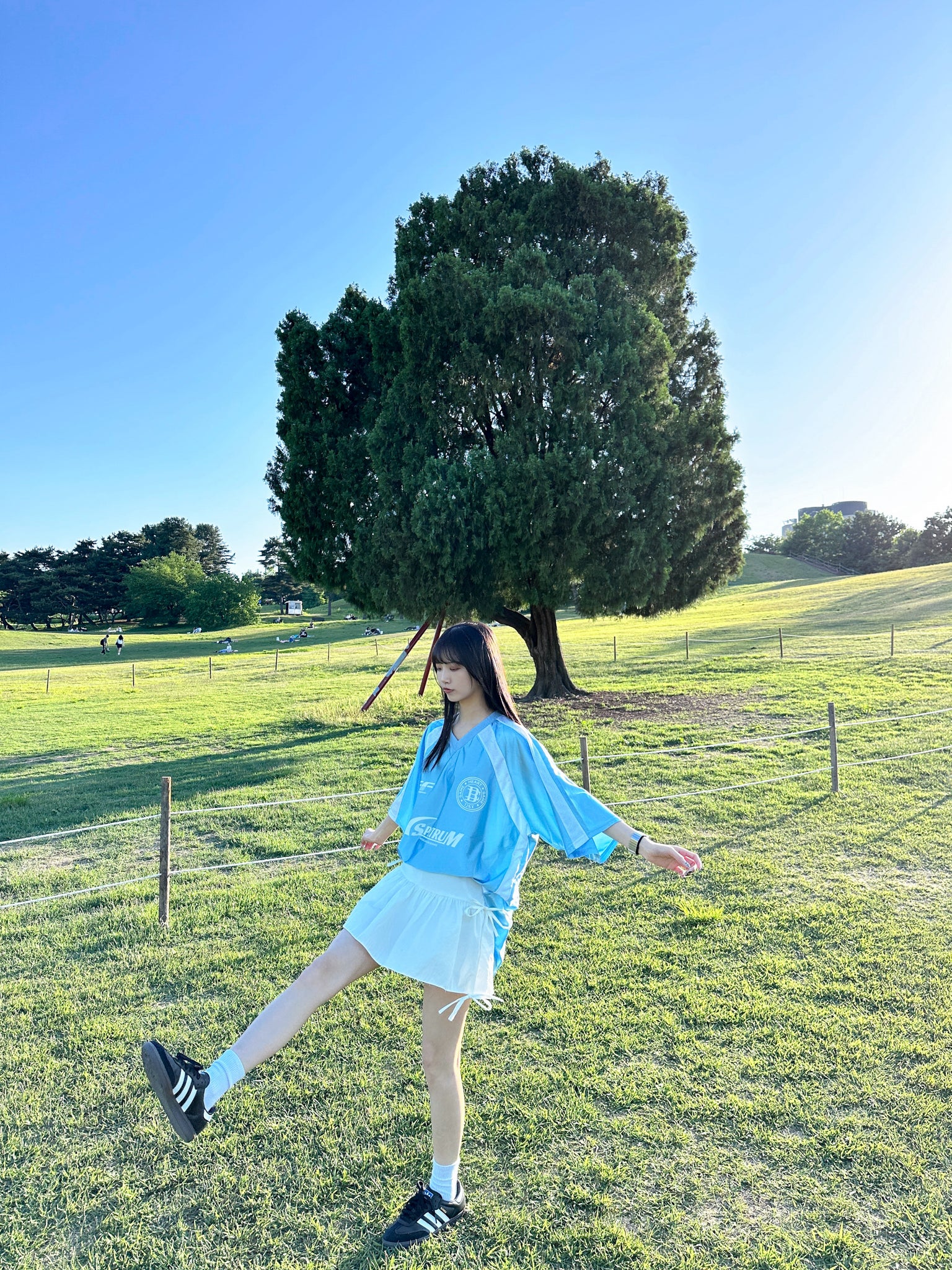[UNISEX] 冰感透氣拼接SPECTRUM JERSEY TEE/ 3色