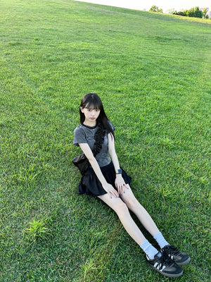 [BEST] 4 RIBBONS SKIRT PANTS/ 2色