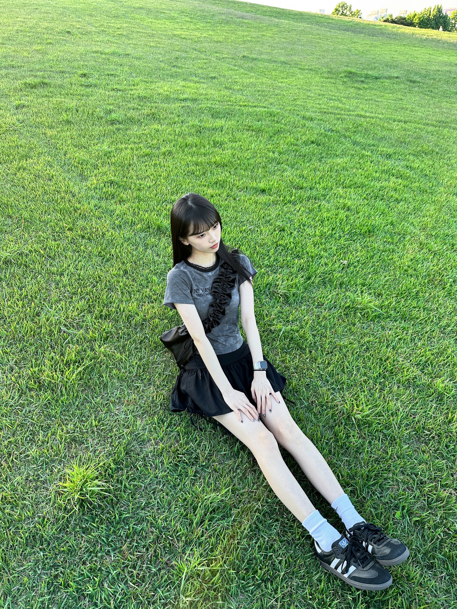 [BEST] 4 RIBBONS SKIRT PANTS/ 2色