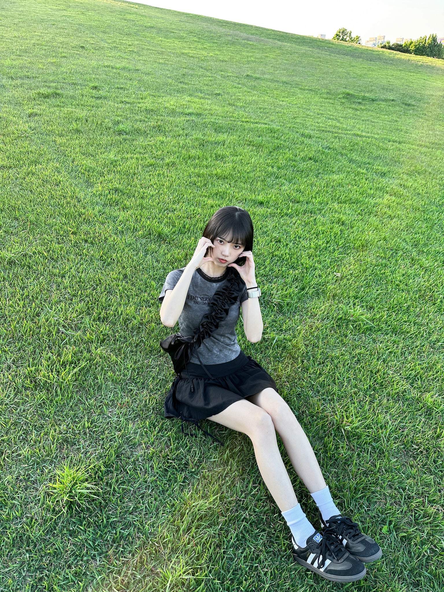[BEST] 4 RIBBONS SKIRT PANTS/ 2色