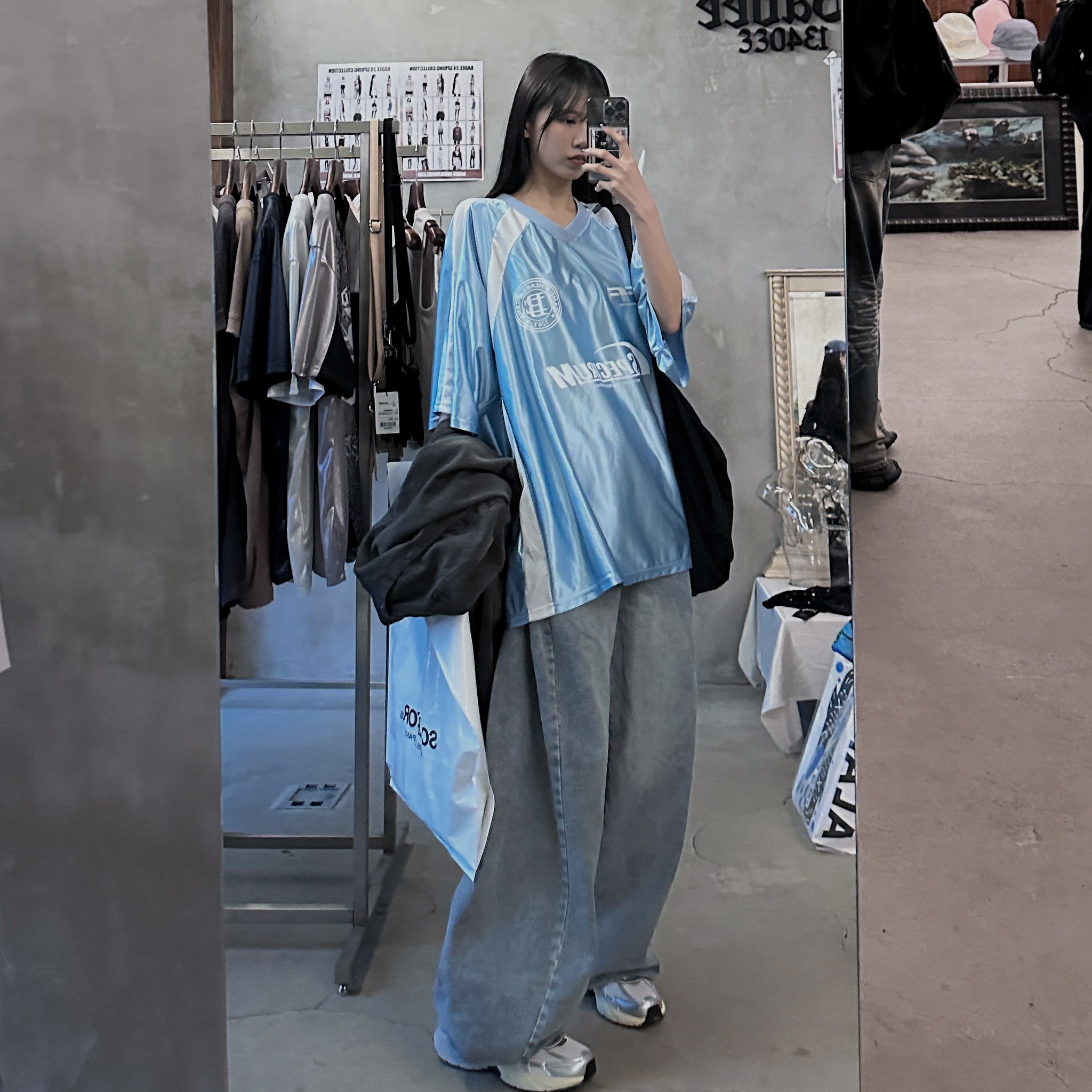 [UNISEX] 冰感透氣拼接SPECTRUM JERSEY TEE/ 3色