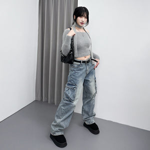 女人味UP毛茸茸SLIM OFF SHOULDER KNITWEAR+頸帶/ 4色