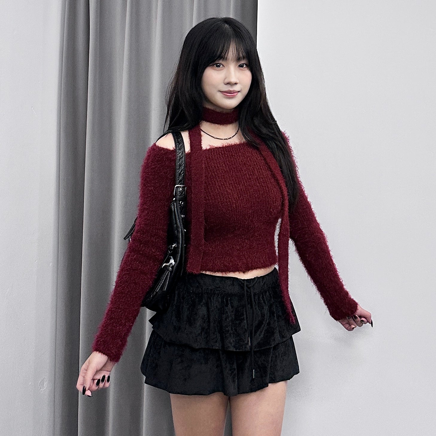 WINTER絨面復古蛋糕裙褲/ 3色
