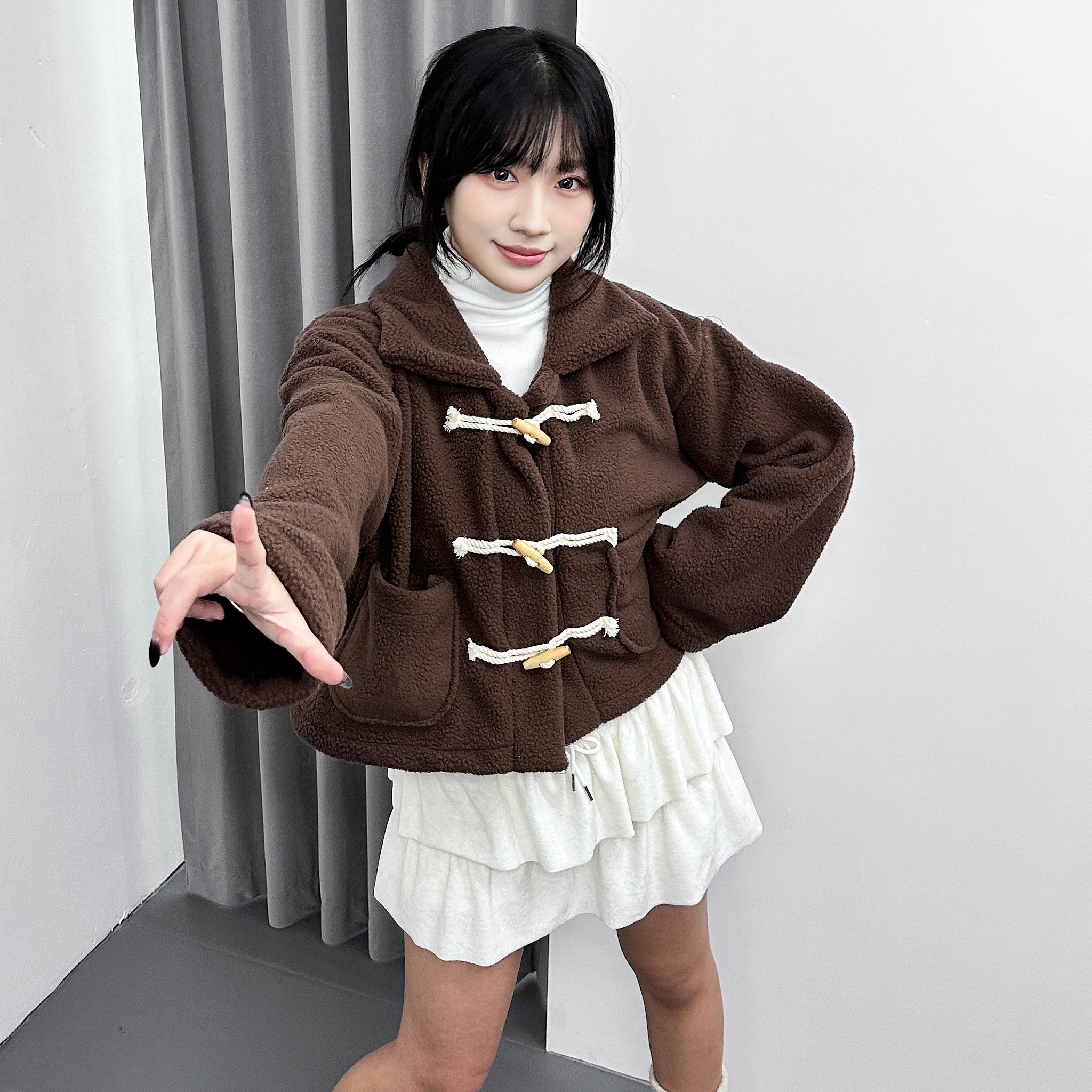 WINTER絨面復古蛋糕裙褲/ 3色