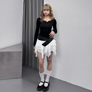 LYDIA LACE SKIRT PANTS/ 2色