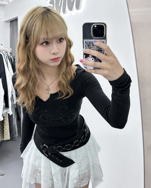 FAUX BUCKLE BELT/ 1色