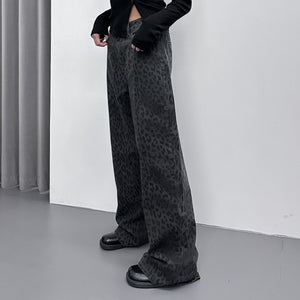 [BEST 靚CUTTING] SUMMER LEOPARD WIDE PANTS/ 2色