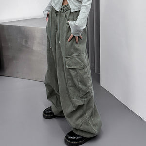 [UNISEX] 重磅PIGMENT CARGO BALLOON PANTS/ 2色