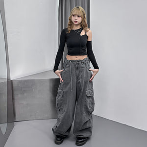 [UNISEX] 重磅PIGMENT CARGO BALLOON PANTS/ 2色