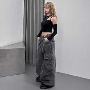 [UNISEX] 重磅PIGMENT CARGO BALLOON PANTS/ 2色