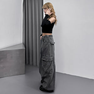 [UNISEX] 重磅PIGMENT CARGO BALLOON PANTS/ 2色