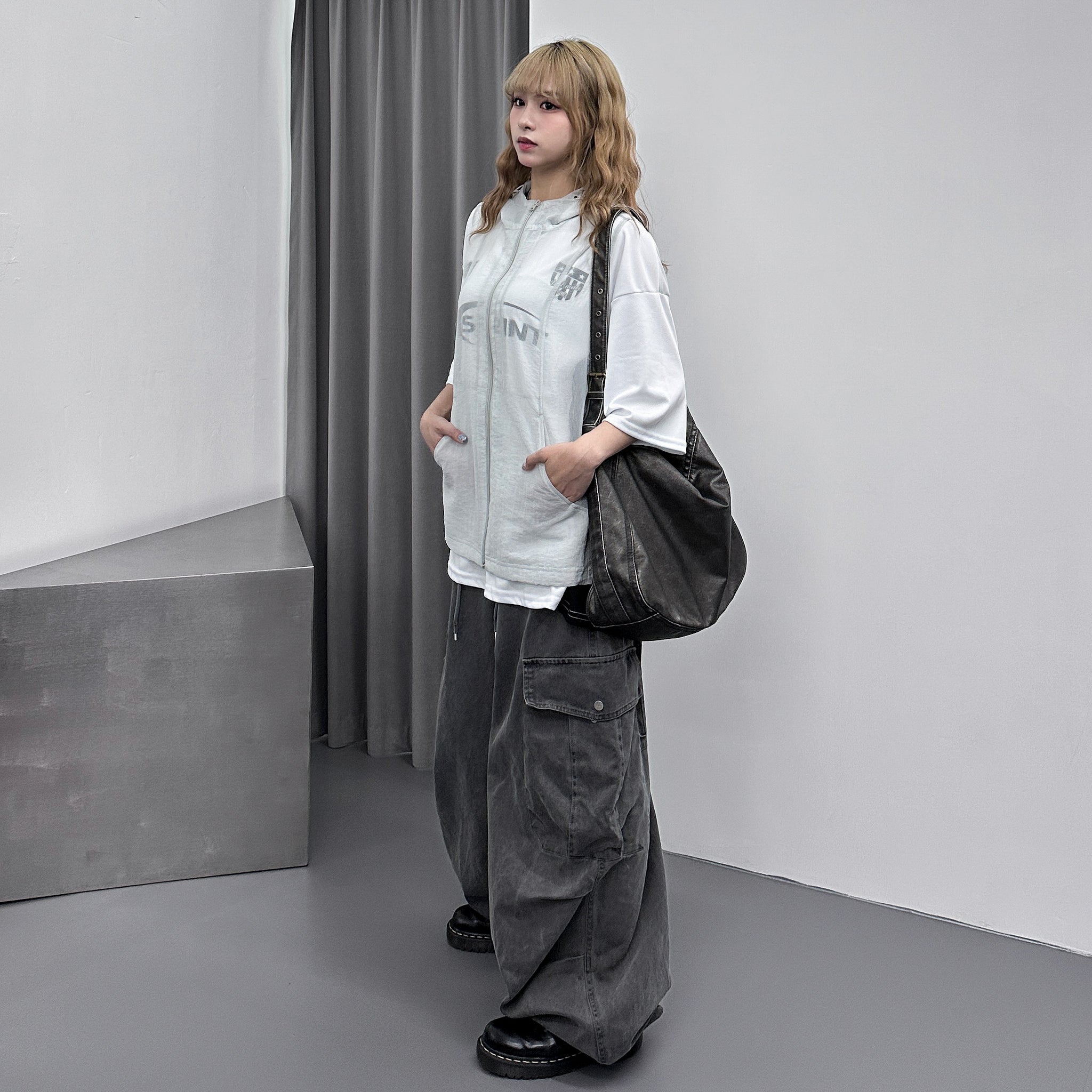 [UNISEX] 重磅PIGMENT CARGO BALLOON PANTS/ 2色