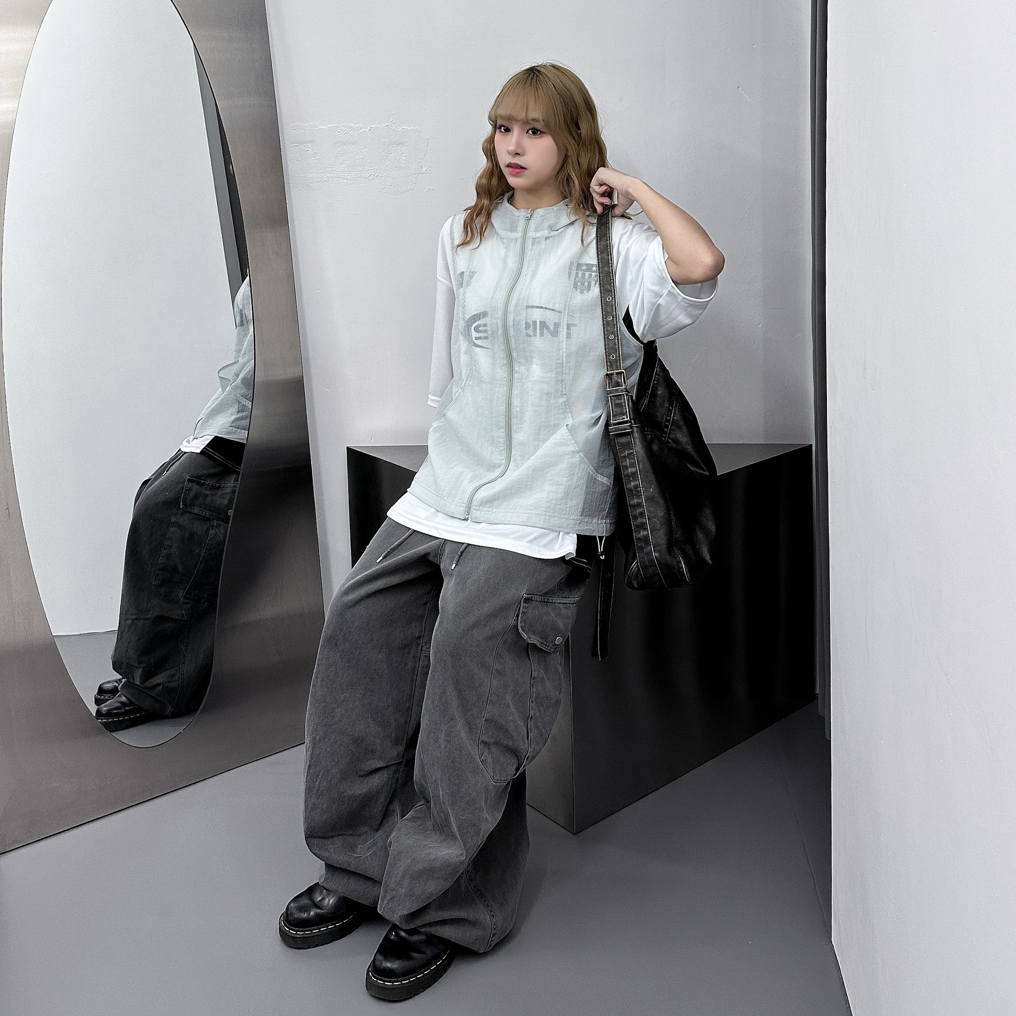 [UNISEX] 重磅PIGMENT CARGO BALLOON PANTS/ 2色