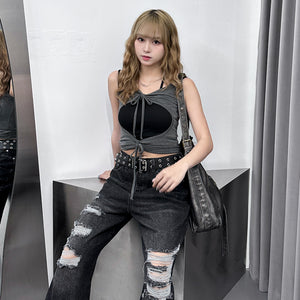 [正反兩穿] TIE YOUR HEART TANK TOP/ 2色