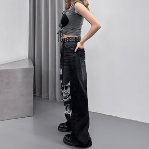 SUPER DAMAGE WASHING DENIM PANTS/ 2色