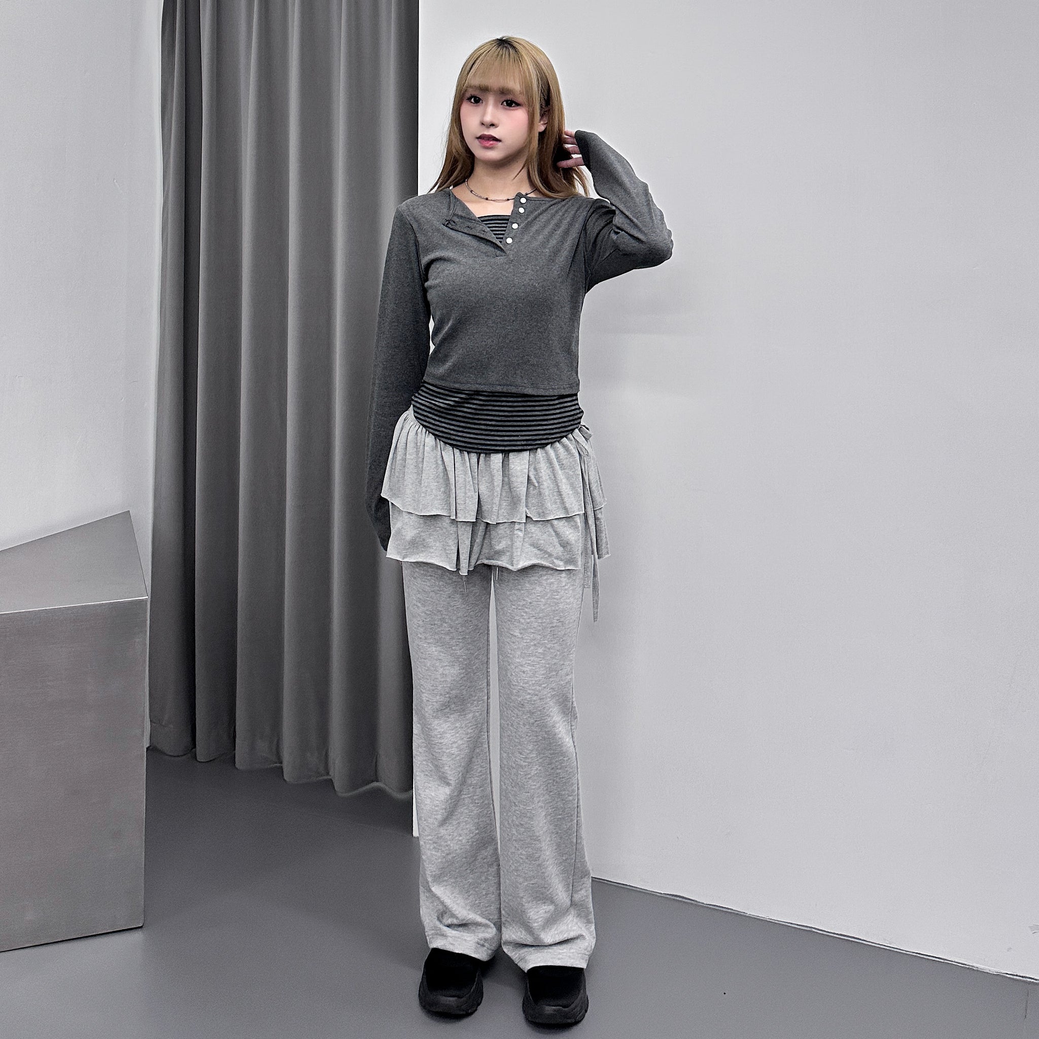 WRAP SKIRT LAYER/ 2色