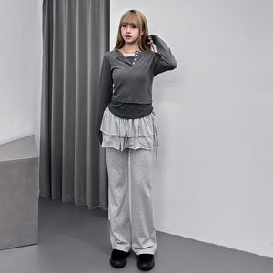 WRAP SKIRT LAYER/ 2色