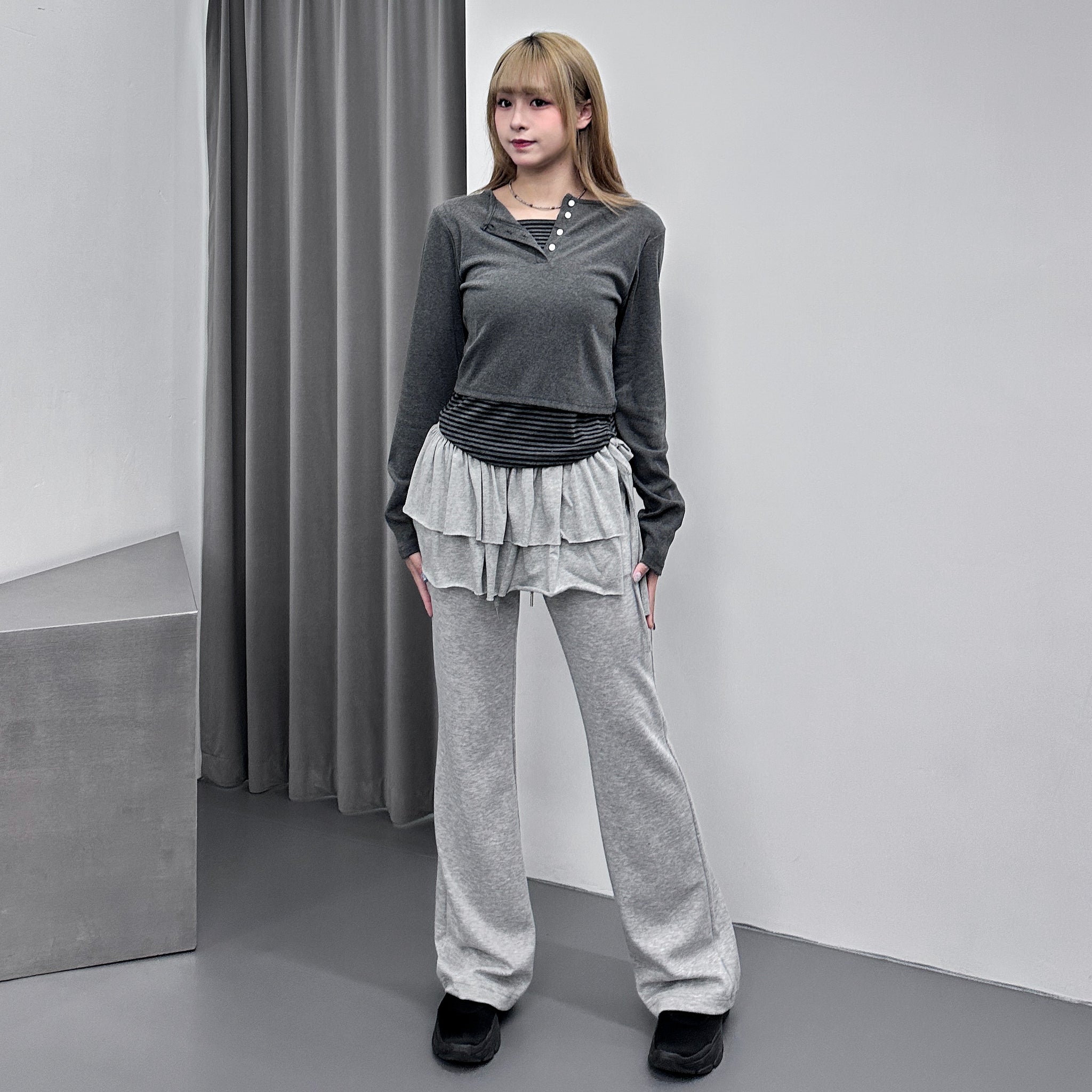 WRAP SKIRT LAYER/ 2色