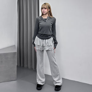 WRAP SKIRT LAYER/ 2色