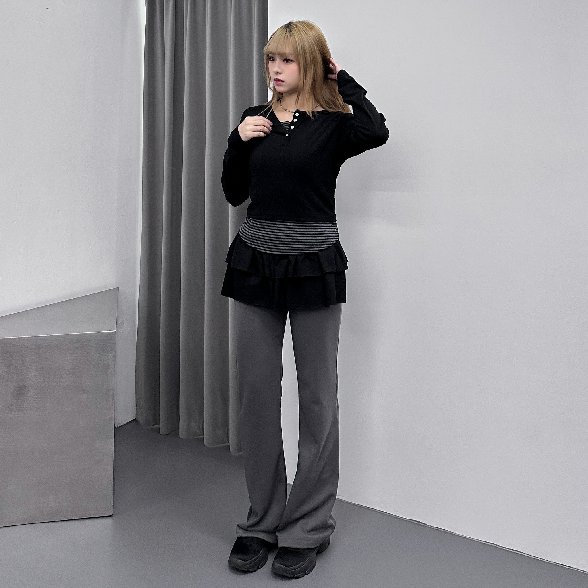 BOOTCUT SWEATPANTS/ 3色
