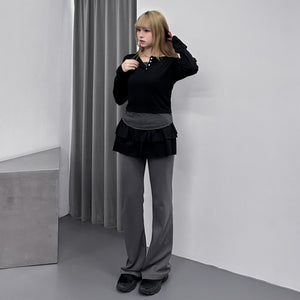 BOOTCUT SWEATPANTS/ 3色