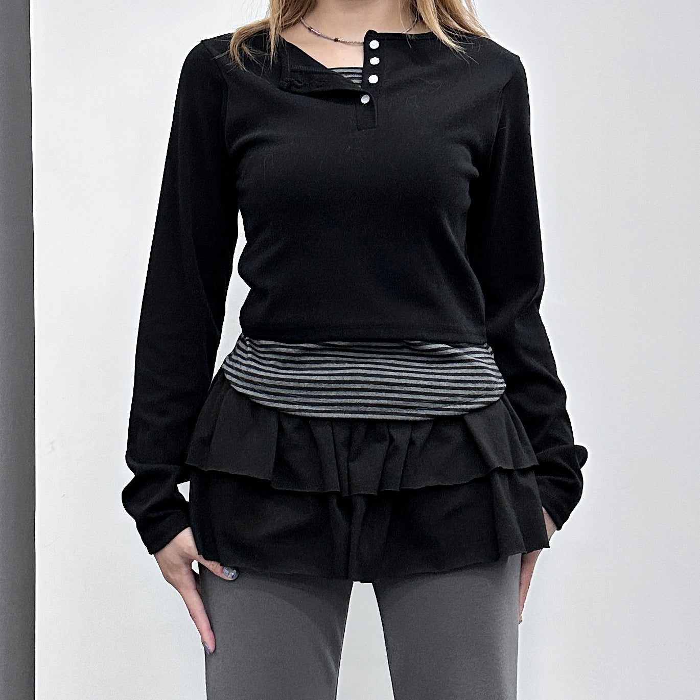 WRAP SKIRT LAYER/ 2色