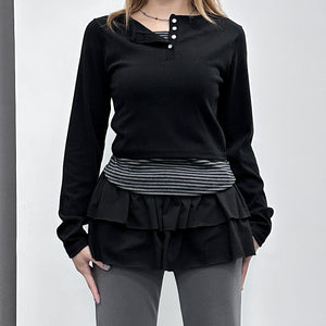 WRAP SKIRT LAYER/ 2色