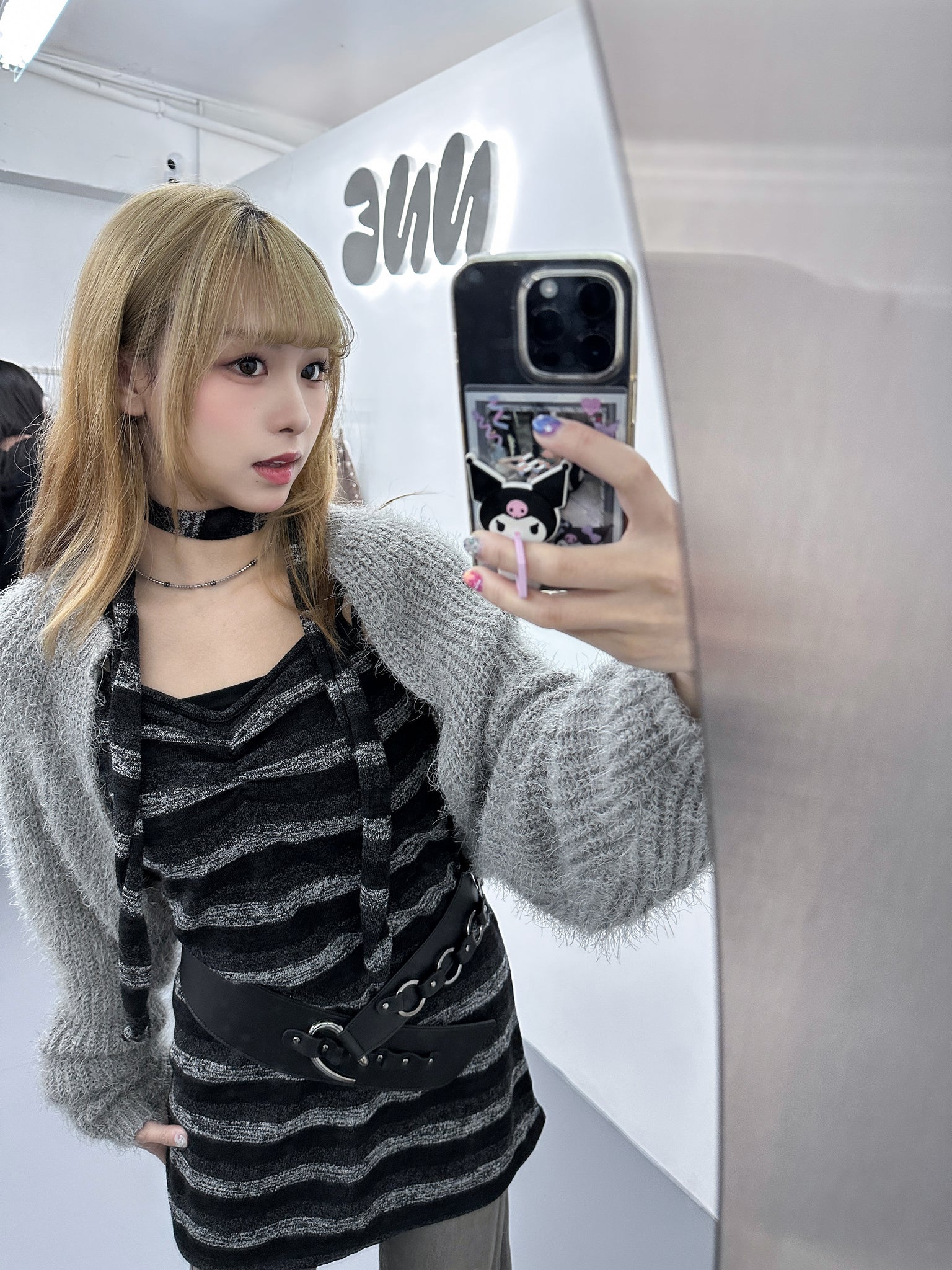 GEM HEMATITE NECKLACE/ 1色