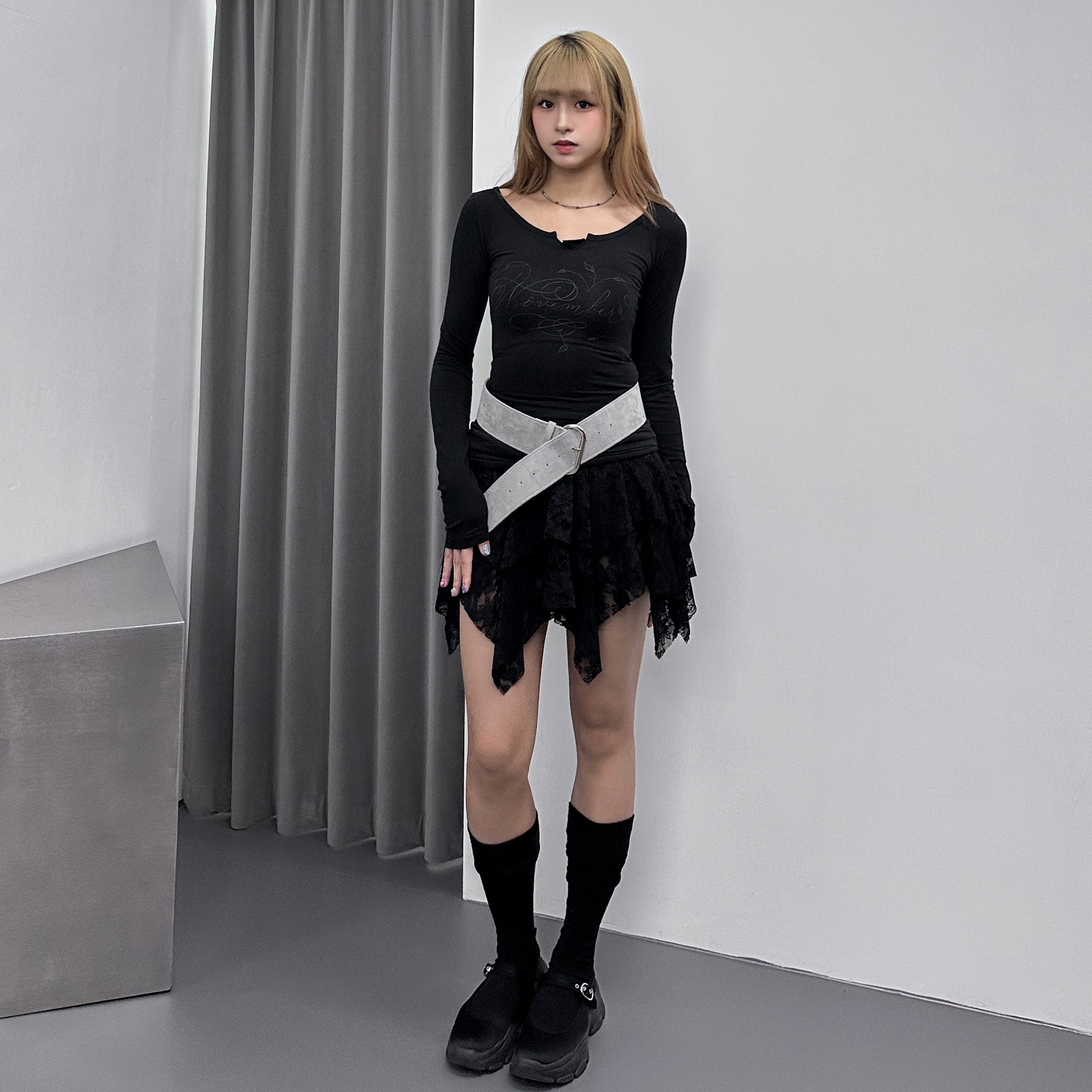 LYDIA LACE SKIRT PANTS/ 2色
