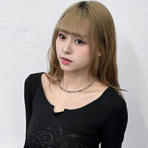 GEM HEMATITE NECKLACE/ 1色