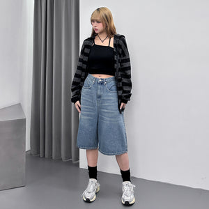 [UNISEX] 春夏適用!! 橫間半透帽款外套/ 2色