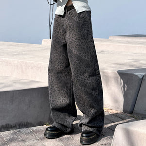 [BEST 靚CUTTING] SUMMER LEOPARD WIDE PANTS/ 2色