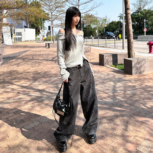 [BEST 靚CUTTING] SUMMER LEOPARD WIDE PANTS/ 2色