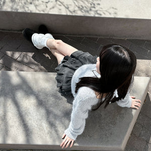 PIGMENT FRINGE RUFFLE SKIRT PANTS/ 2色