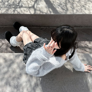 PIGMENT FRINGE RUFFLE SKIRT PANTS/ 2色