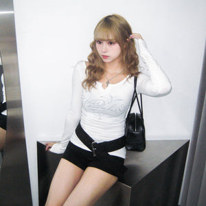 25NOV V-NECK LONG SLEEVE/ 2色