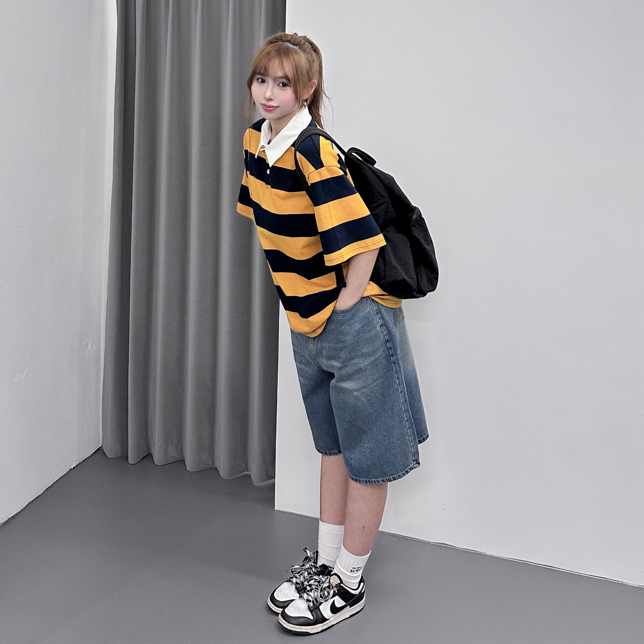 [BEST] 女生必入DAILY EASY BERMUDA DENIM PANTS/ 2色