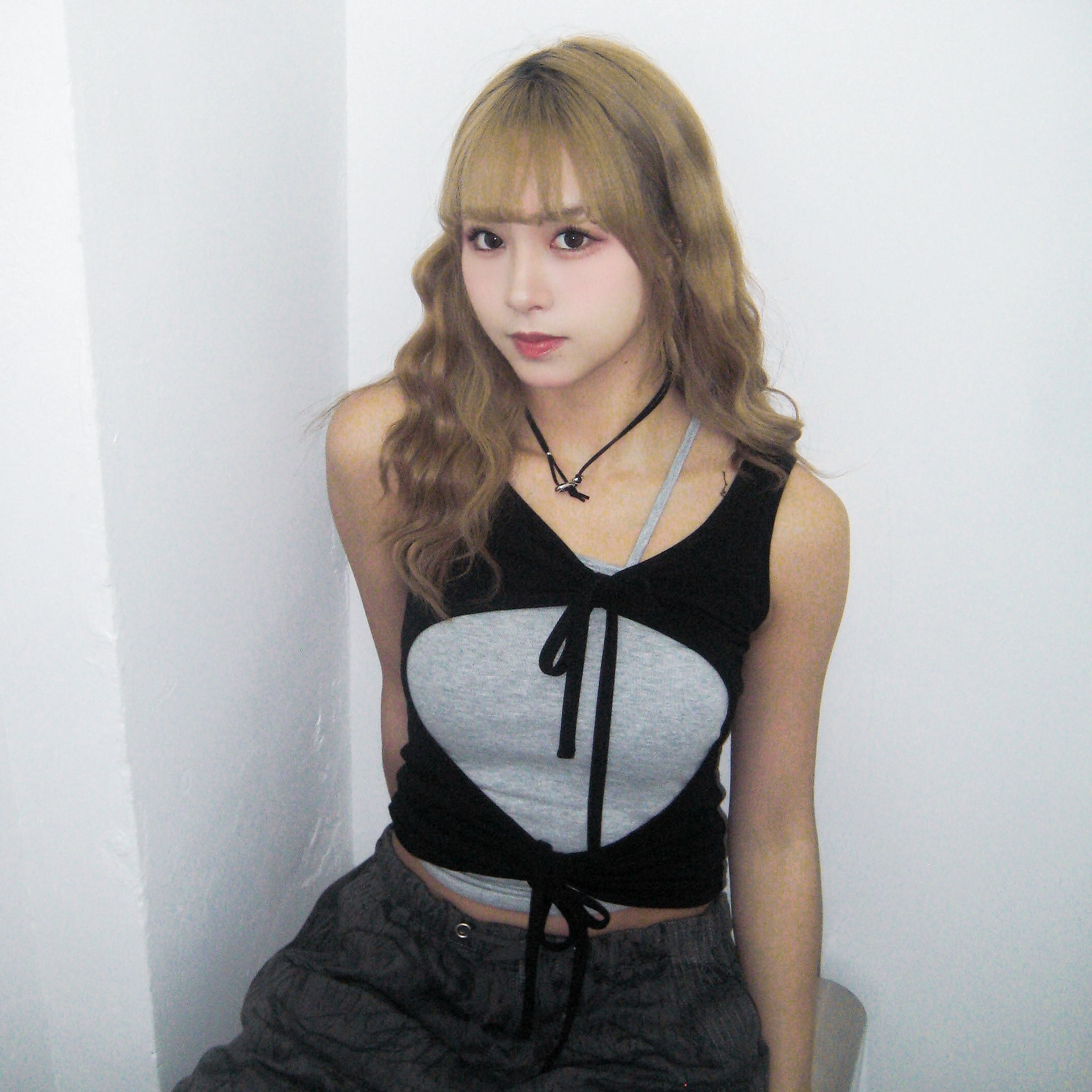[正反兩穿] TIE YOUR HEART TANK TOP/ 2色