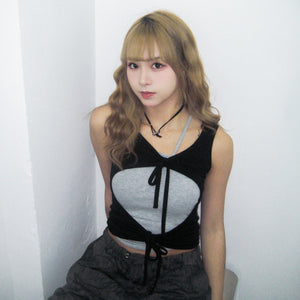 [正反兩穿] TIE YOUR HEART TANK TOP/ 2色