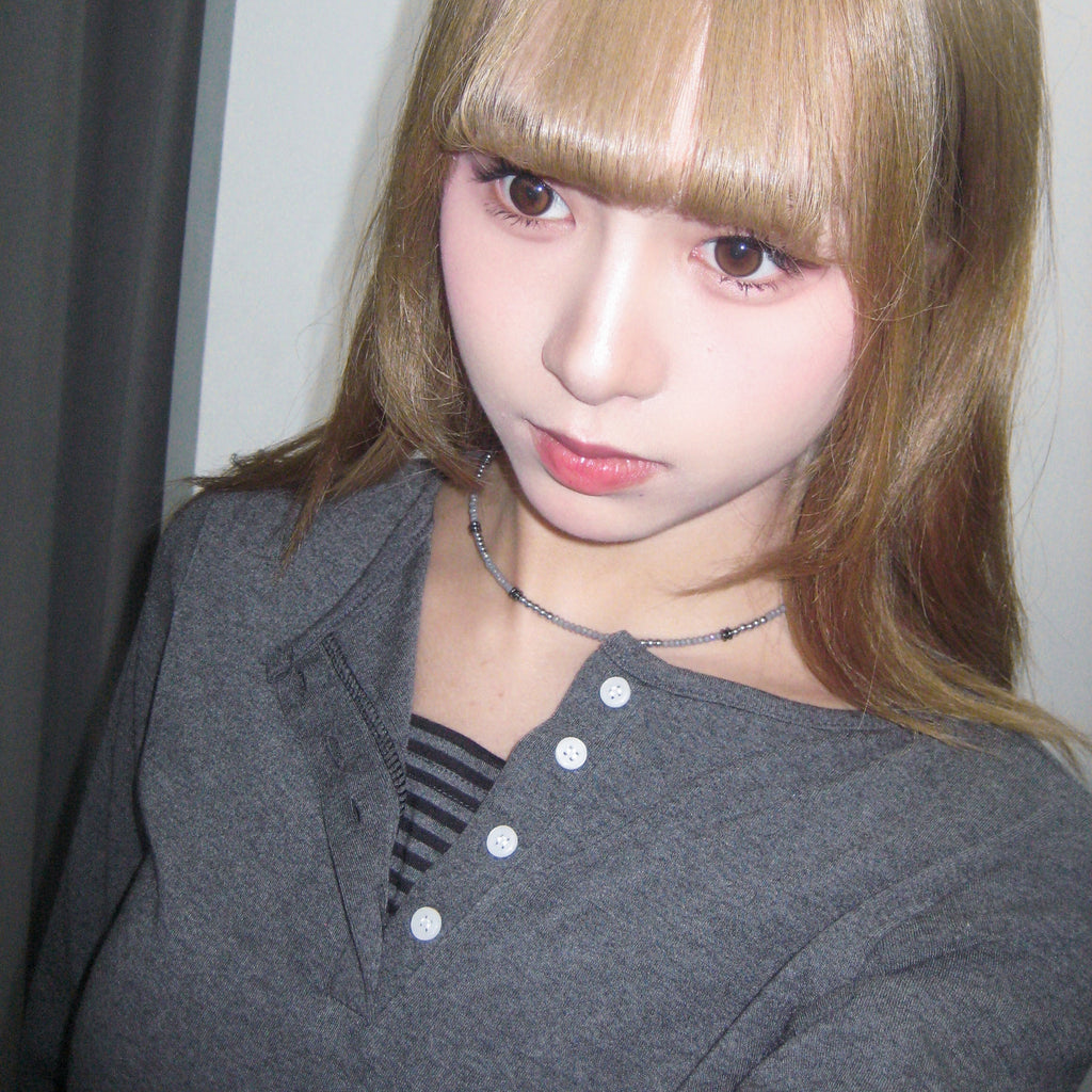 GEM HEMATITE NECKLACE/ 1色