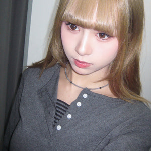 GEM HEMATITE NECKLACE/ 1色