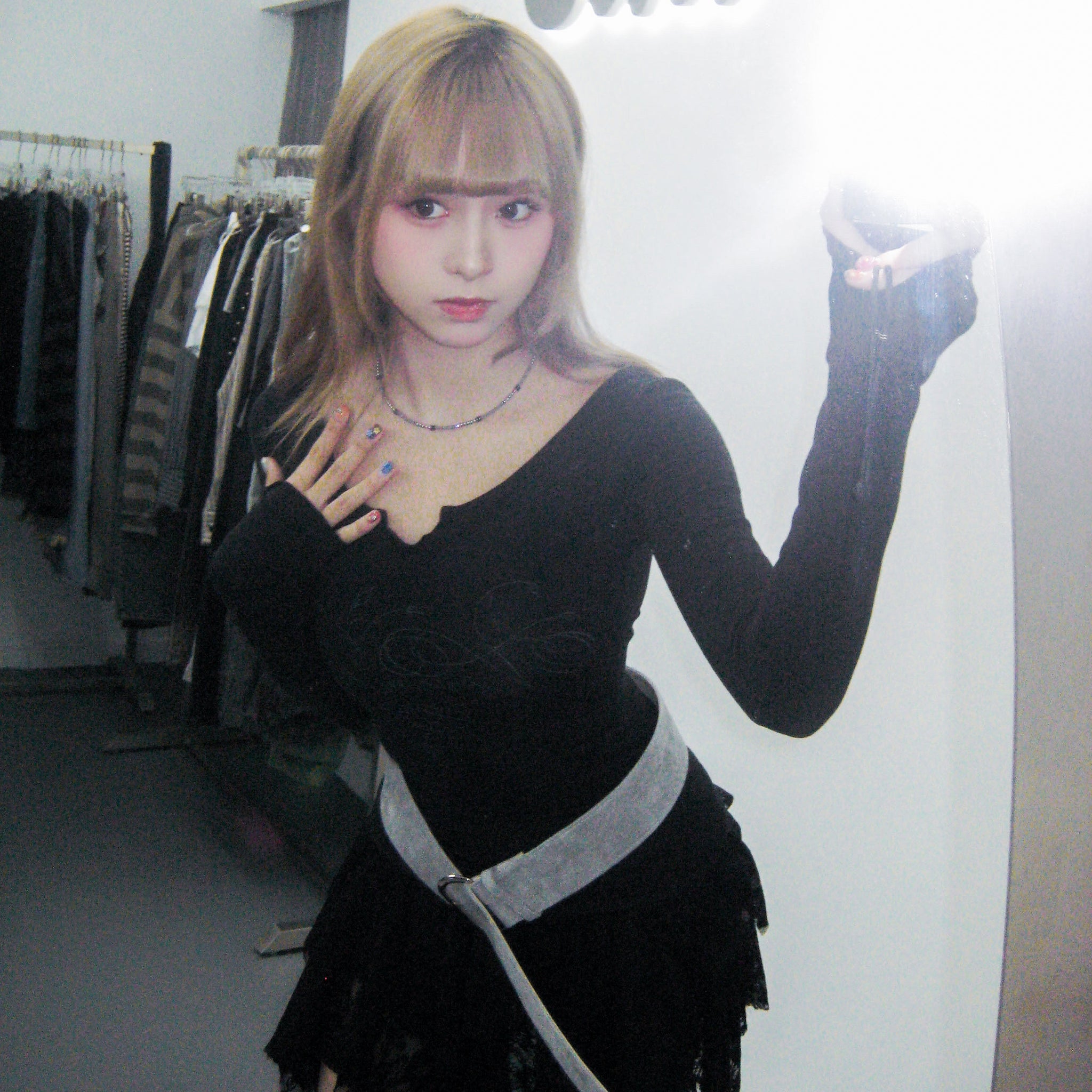 25NOV V-NECK LONG SLEEVE/ 2色