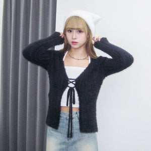 SQUARE NECK STRING SLEEVELESS/ 2色