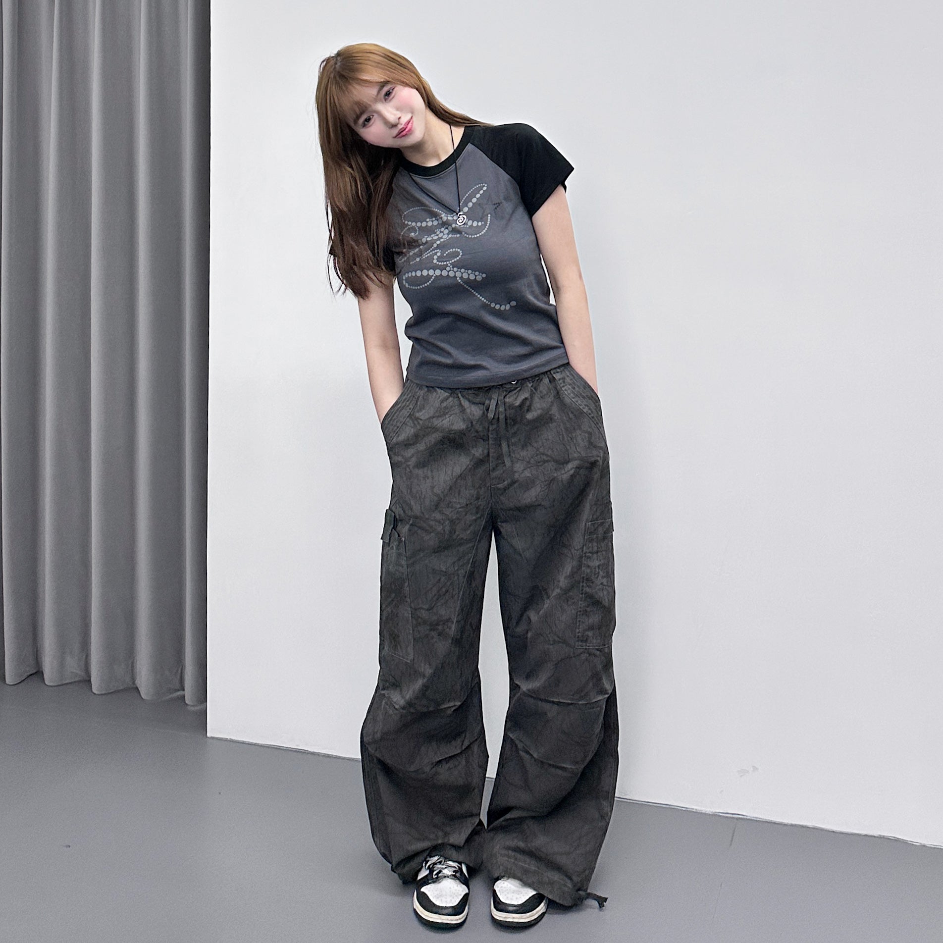 MAPLE LEAF CARGO PANTS/ 1色