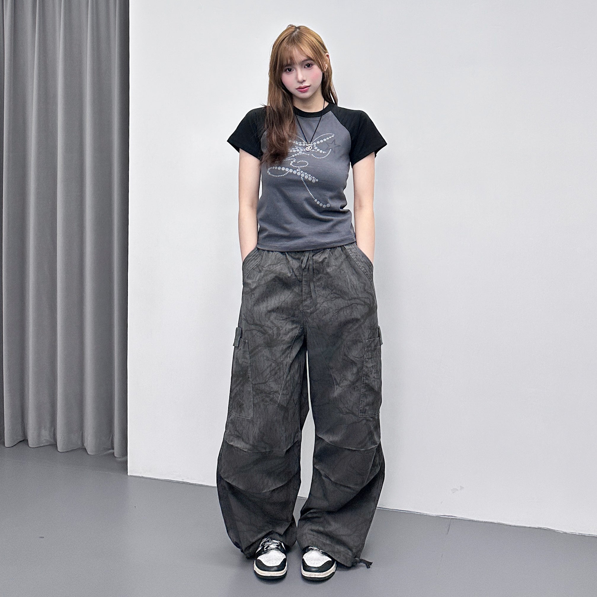 MAPLE LEAF CARGO PANTS/ 1色