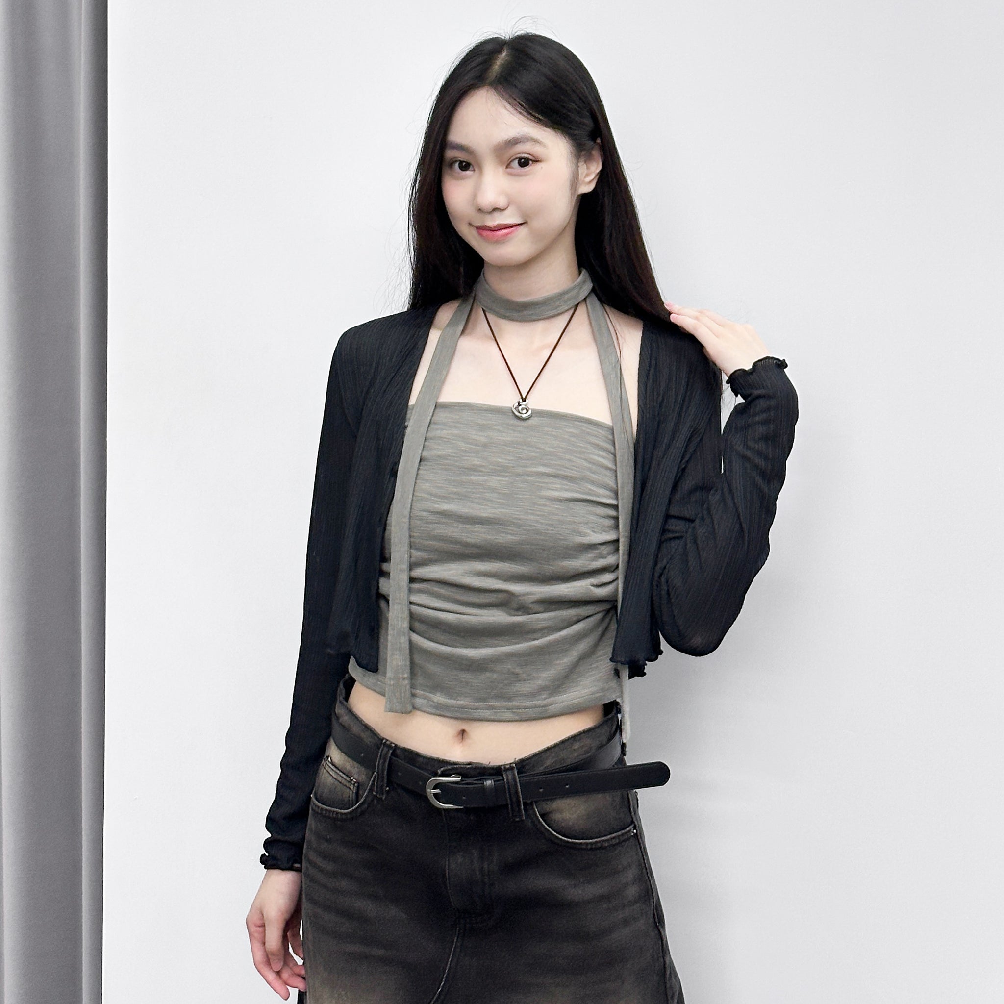 彈彈冰感木耳邊CARDIGAN/ 2色