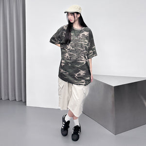 [UNISEX] PIGMENT CARGO BERMUDA PANTS/ 2色