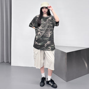 [UNISEX] PIGMENT CARGO BERMUDA PANTS/ 2色